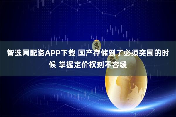 智选网配资APP下载 国产存储到了必须突围的时候 掌握定价权刻不容缓