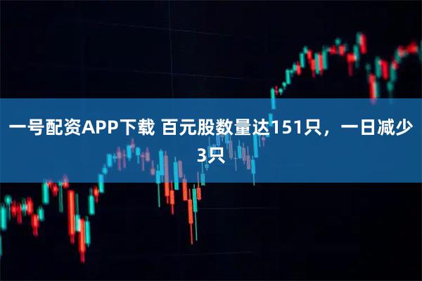 一号配资APP下载 百元股数量达151只，一日减少3只